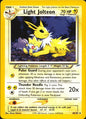 Light Jolteon 48/105 Uncommon Neo Destiny Pokemon Lightly Played