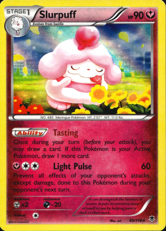 Slurpuff 69/119 Holo Rare Phantom Forces Pokemon Near Mint