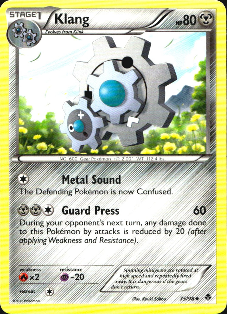 Klang 75/98 Uncommon Emerging Powers Pokemon Near Mint