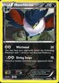 Honchkrow 73/124 Rare Dragons Exalted Pokemon Reverse Holo Near Mint