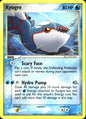 Kyogre 15/106 Rare Emerald Pokemon Near Mint