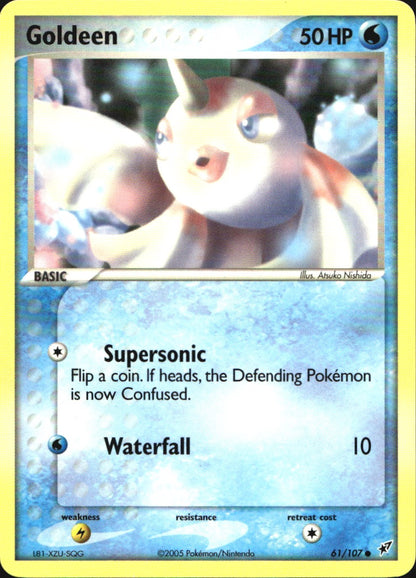 Goldeen 61/107 Common Deoxys Pokemon Near Mint