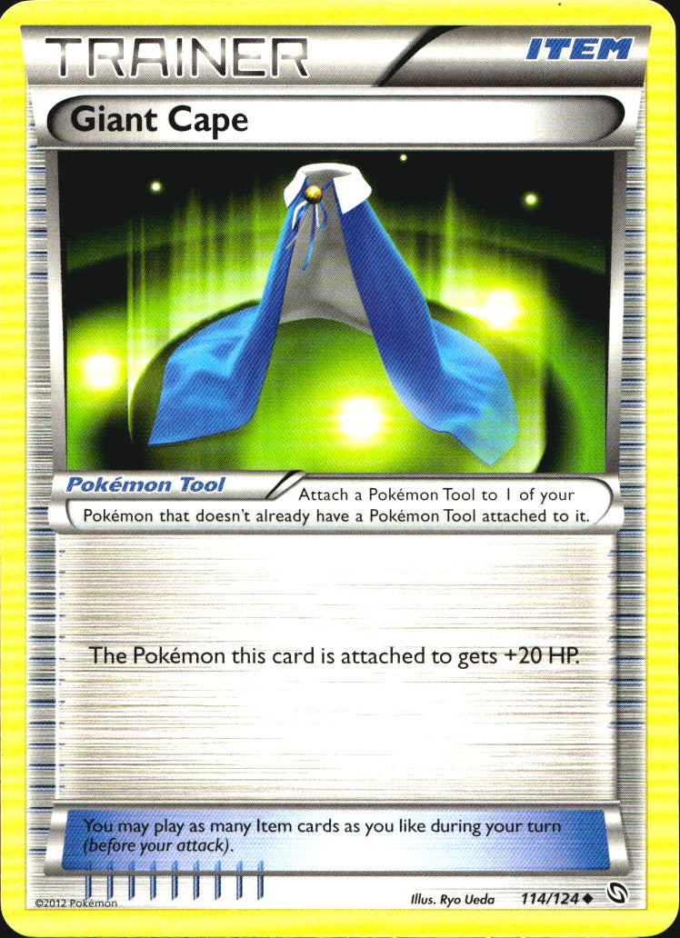 Giant Cape 114/124 Uncommon Dragons Exalted Pokemon Near Mint