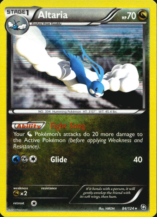 Altaria 84/124 Holo Rare Dragons Exalted Pokemon Near Mint