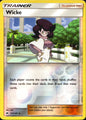 Wicke 127/147 Uncommon Burning Shadows Pokemon Reverse Holo Near Mint