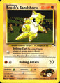 Brock's Sandshrew 71/132 Common Gym Heroes Pokemon Near Mint
