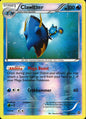 Clawitzer 34/114 Rare Steam Siege Pokemon Reverse Holo Near Mint