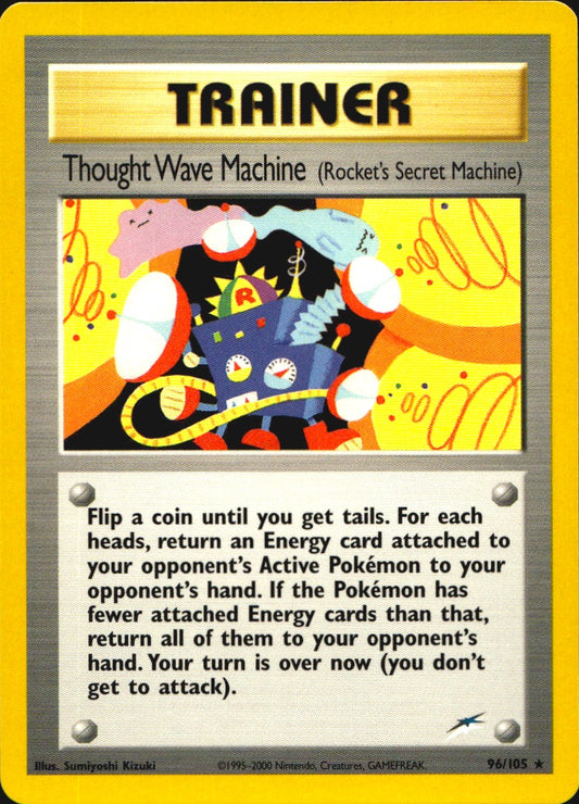 Thought Wave Machine 96/105 Rare Neo Destiny Pokemon Near Mint