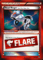 Head Ringer Team Flare Hyper Gear 97/119 Holo Rare Phantom Forces Pokemon NM