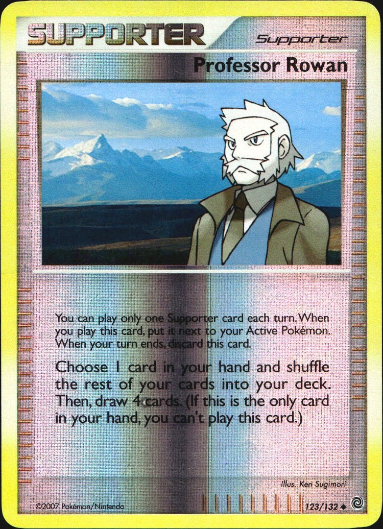 Professor Rowan 123/132 Uncommon Secret Wonders Pokemon Reverse Holo Near Mint