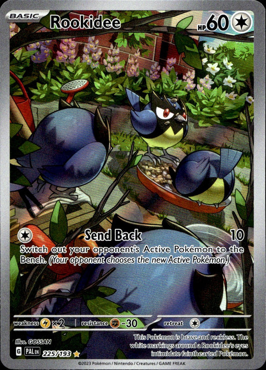 Rookidee 225/193 Illustration Rare Paldea Evolved Pokemon Near Mint