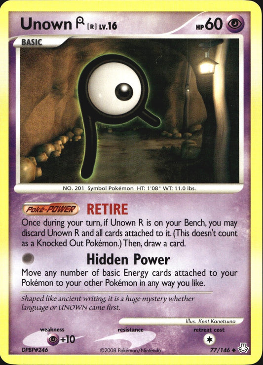 Unown [R] 77/146 Uncommon Legends Awakened Pokemon Near Mint