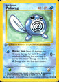 Poliwag 59/102 Common Base Set Shadowless Pokemon 1st Edition Moderately Played