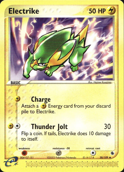 Electrike 30/109 Uncommon Ruby & Sapphire Pokemon Near Mint