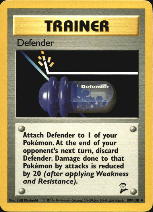 Defender 80/102 Uncommon Base Set Pokemon Near Mint
