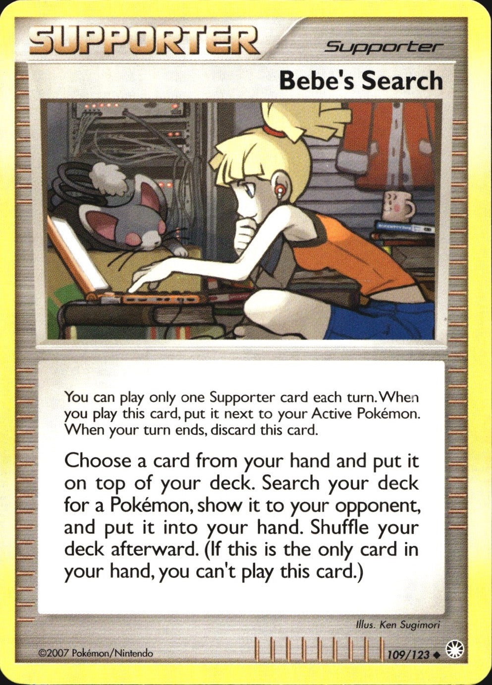 Bebe's Search 109/123 Uncommon Mysterious Treasures Pokemon Near Mint