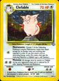 Clefable 1/64 Holo Rare Jungle Pokemon Heavily Played