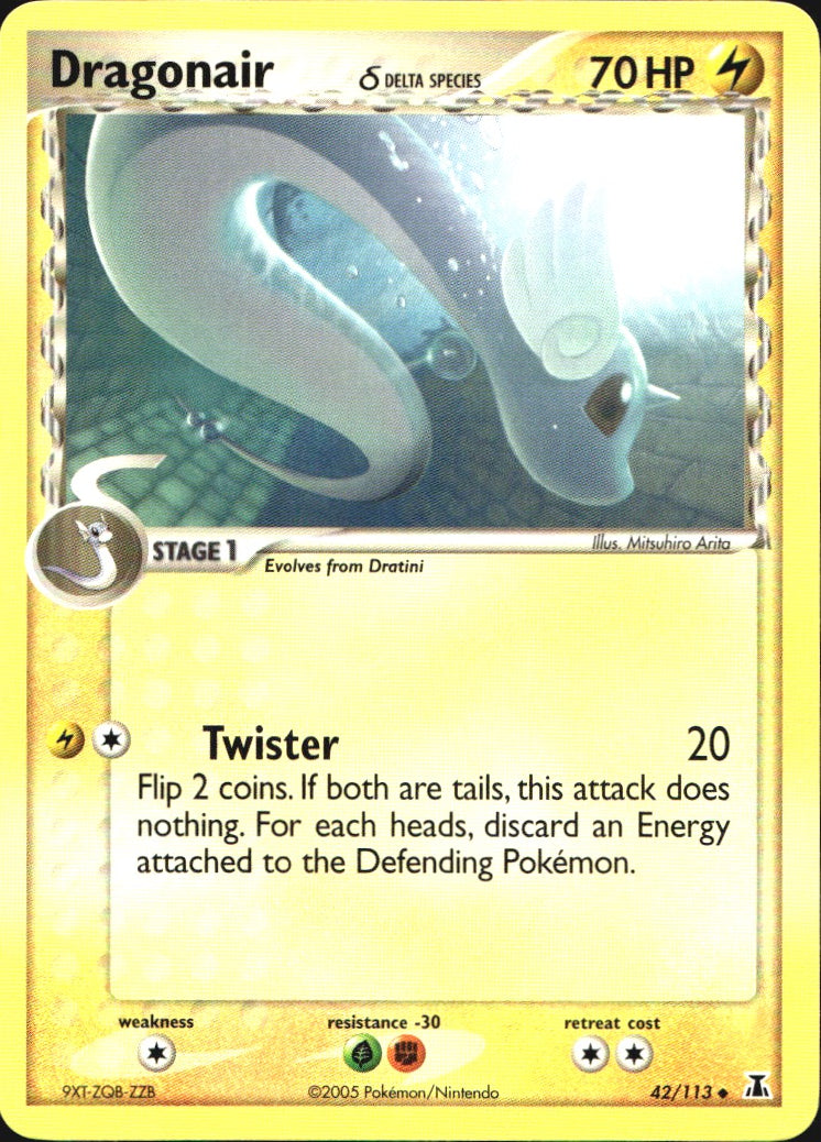 Dragonair 42/113 Uncommon Delta Species Pokemon Near Mint