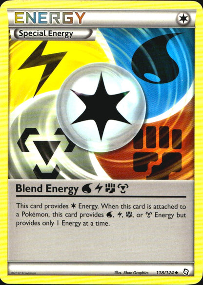 Blend Energy WaterLightningFightingMetal 118/124 Dragons Exalted Pokemon NM