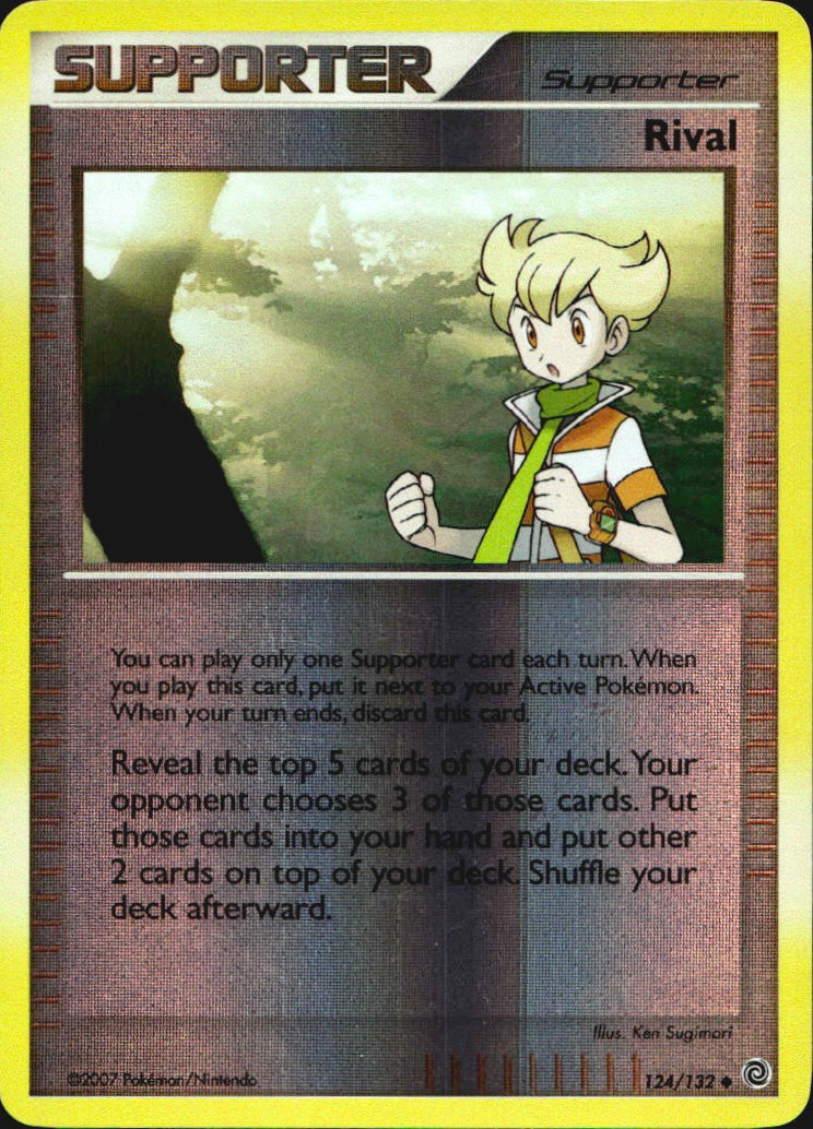 Rival 124/132 Uncommon Secret Wonders Pokemon Reverse Holo Near Mint