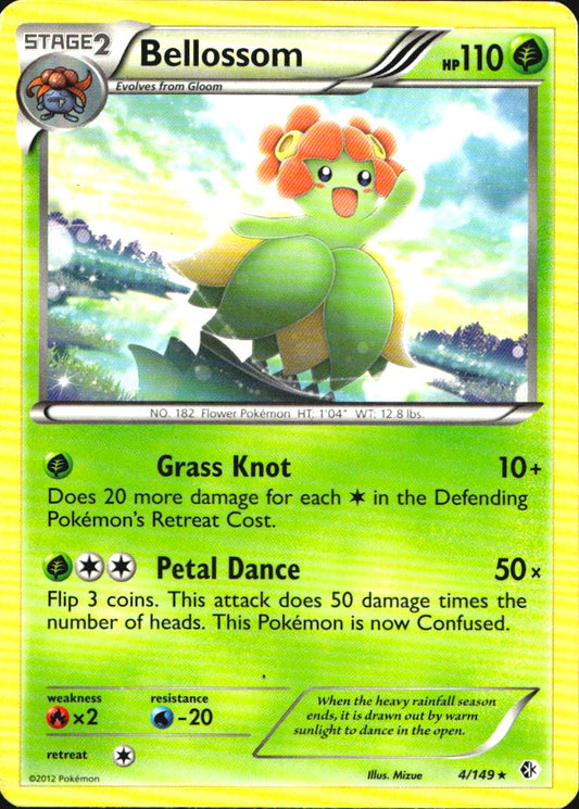 Bellossom 4/149 Rare Boundaries Crossed Pokemon Near Mint