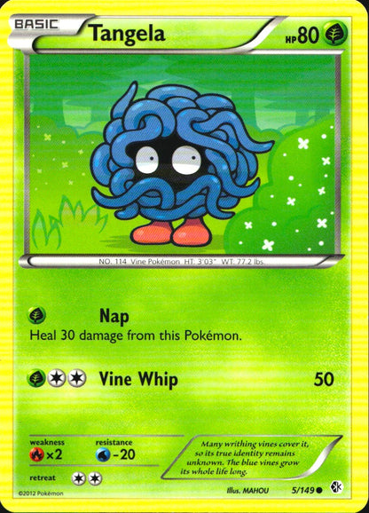 Tangela 5/149 Common Boundaries Crossed Pokemon Near Mint