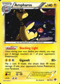 Ampharos 40/114 Holo Rare Steam Siege Pokemon Near Mint
