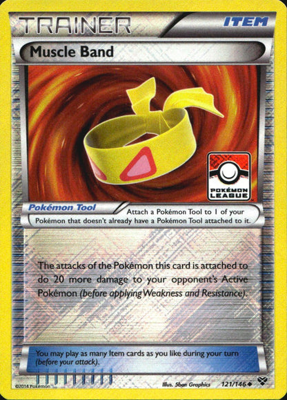 Muscle Band 121/146 Pokemon League Uncommon XY Pokemon Near Mint