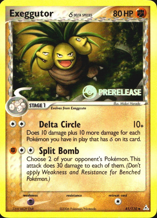 Exeggutor 41/110 Prerelease Uncommon Holon Phantoms Pokemon Near Mint
