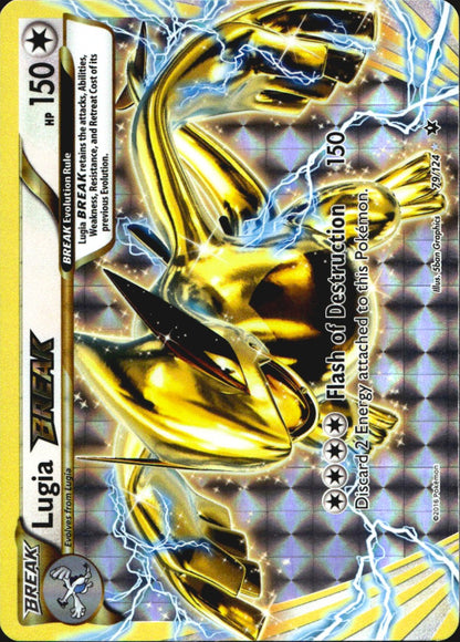 Lugia BREAK 79/124 BREAK Rare Fates Collide Pokemon Near Mint