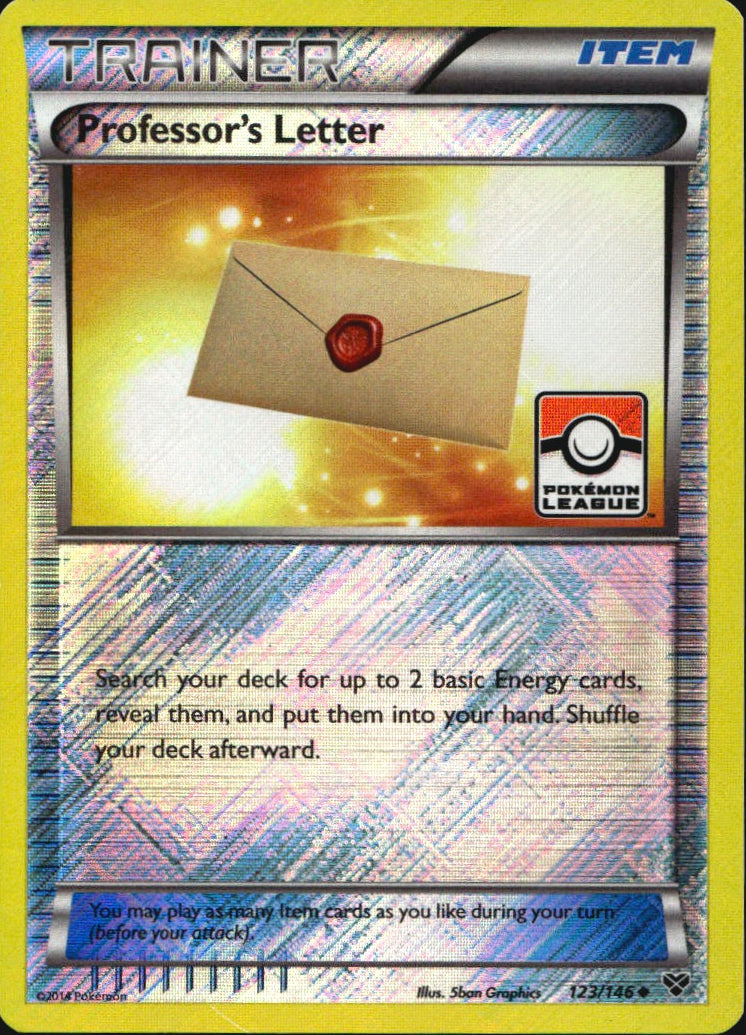 Professor's Letter 146/162 Pokemon League Uncommon Pokemon Near Mint