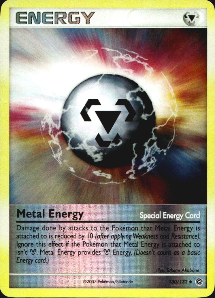 Metal Energy 130/132 Uncommon Secret Wonders Pokemon Reverse Holo Near Mint