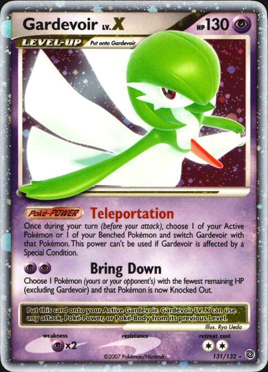 Gardevoir LV.X 131/132 Holo Rare LV.X Secret Wonders Pokemon Near Mint