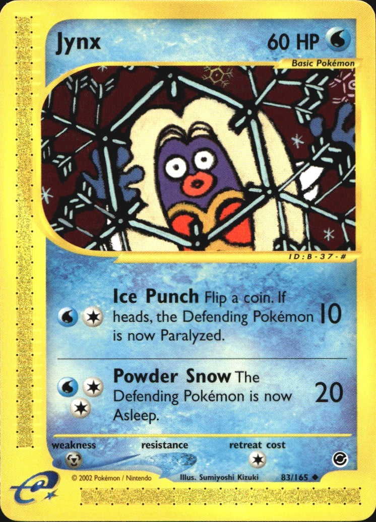 Jynx 83/165 Uncommon Expedition Base Set Pokemon Near Mint