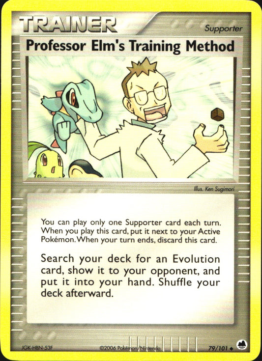Professor Elm's Training Method 79/101 Uncommon Dragon Frontiers Pokemon NM
