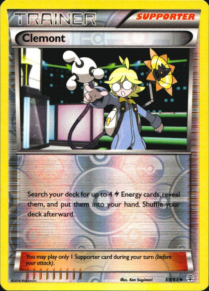 Clemont 59/83 Uncommon Generations Pokemon Reverse Holo Near Mint