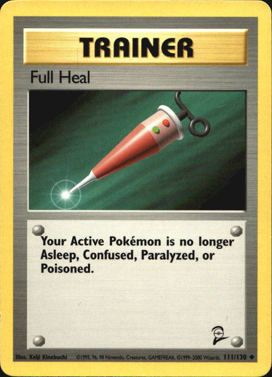 Full Heal 82/102 Uncommon Base Set Pokemon Near Mint
