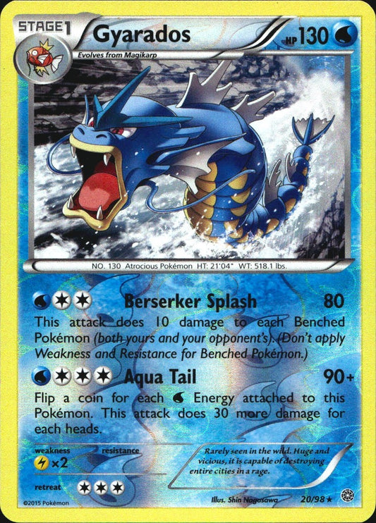 Gyarados 20/98 Rare Ancient Origins Pokemon Reverse Holo Near Mint
