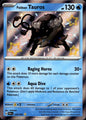 Paldean Tauros 120/091 Shiny Rare Paldean Fates Pokemon Near Mint