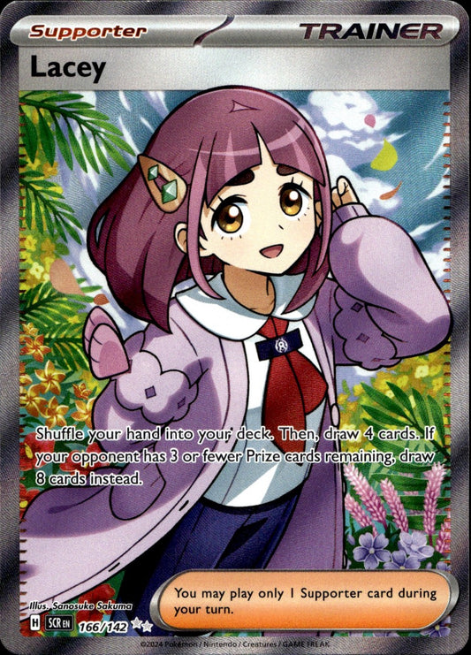 Lacey 166/142 Ultra Rare Stellar Crown Pokemon Near Mint