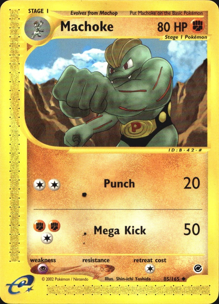 Machoke 85/165 Uncommon Expedition Base Set Pokemon Near Mint