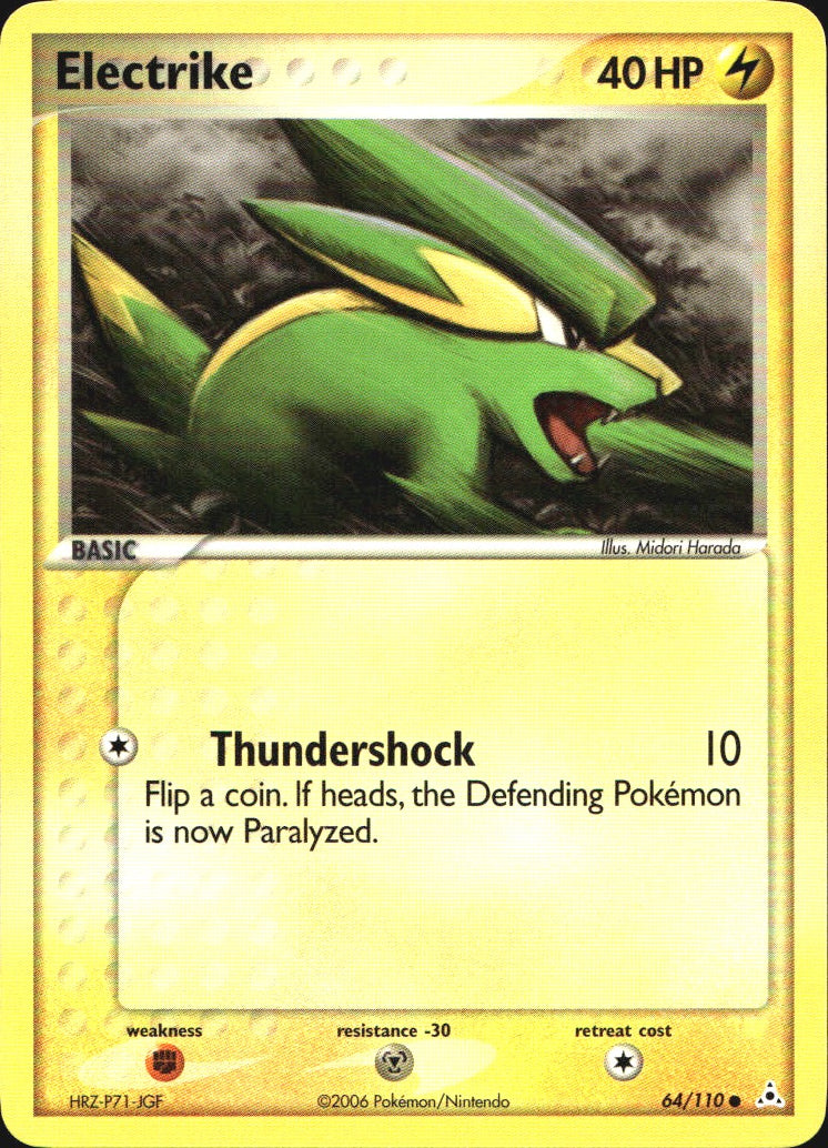 Electrike 64/110 Common Holon Phantoms Pokemon Near Mint