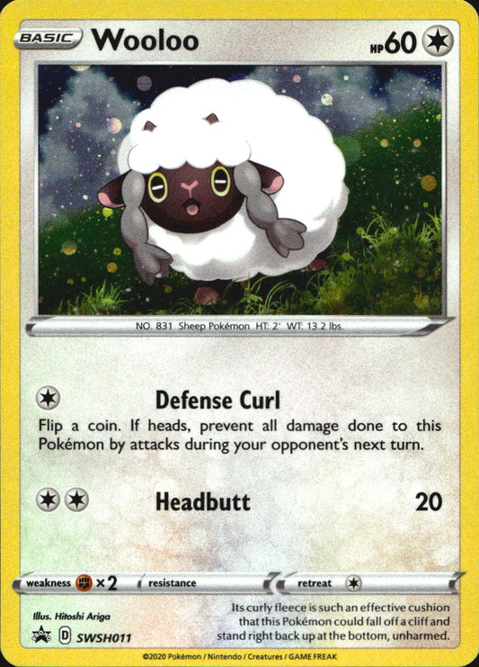Wooloo SWSH011 Promo SWSH Black Star Pokemon Near Mint