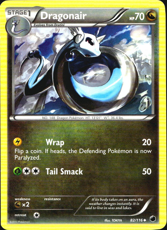 Dragonair 82/116 Uncommon Plasma Freeze Pokemon Near Mint