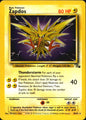 Zapdos 30/62 Rare Fossil Pokemon Near Mint