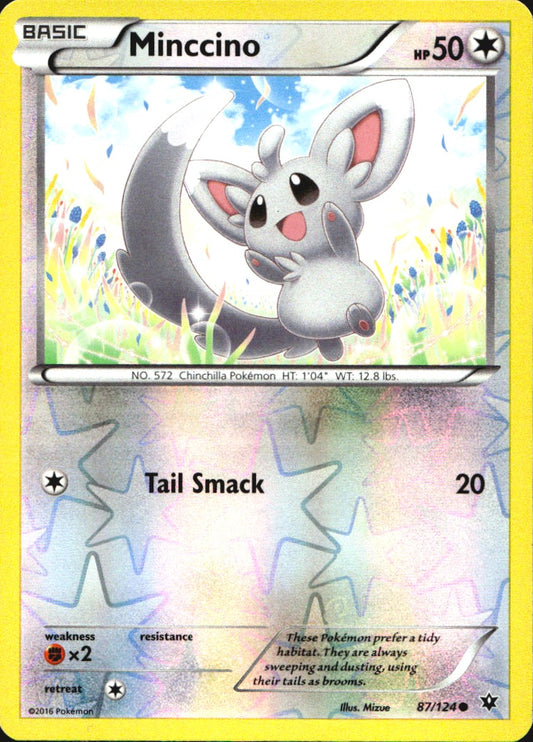 Minccino 87/124 Common Fates Collide Pokemon Reverse Holo Near Mint
