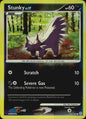 Stunky 102/130 Common Diamond & Pearl Pokemon Reverse Holo Near Mint