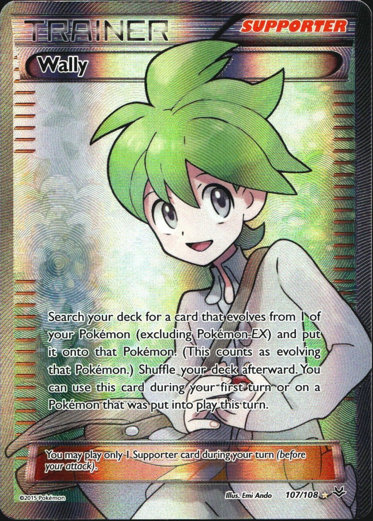Wally 107/108 Rare Ultra Roaring Skies Pokemon Near Mint