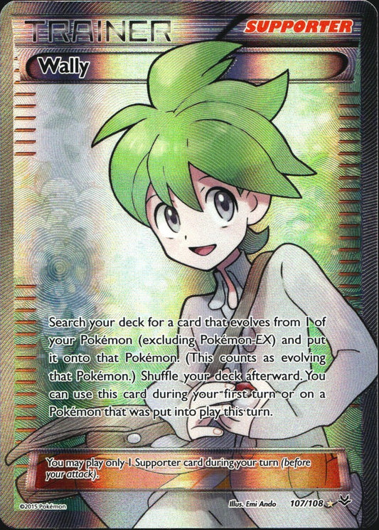 Wally 107/108 Rare Ultra Roaring Skies Pokemon Near Mint