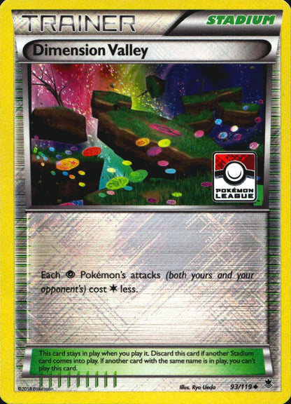 Dimension Valley 093/119 Holofoil Promo League & Championship Cards Pokemon NM
